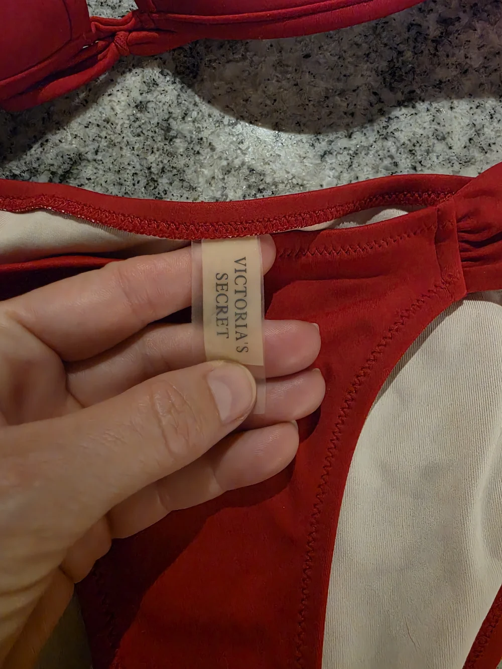 Victoria Secret Red Push-Up Bikini Set. Size S (A-B cups)